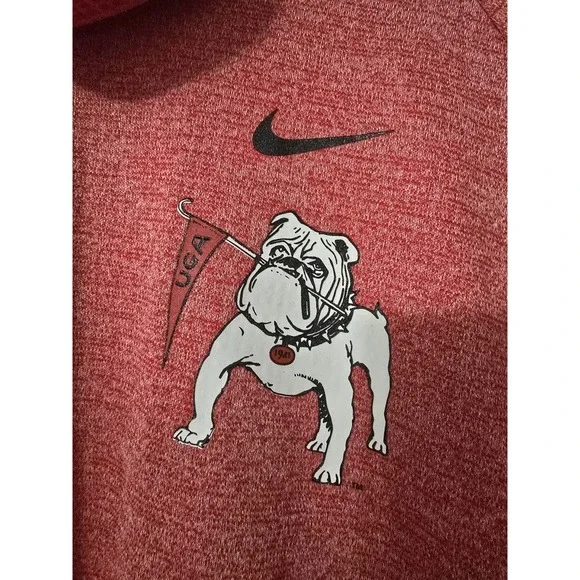 Nike‎ University Of Georgia Funnel Sweatshirt Top Womens Large Long Sleeve - Picture 3 of 4